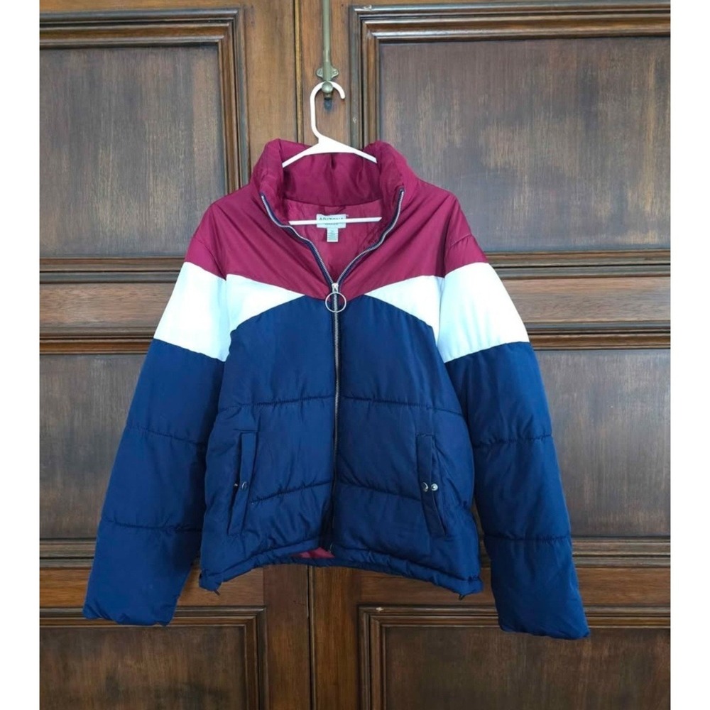 Arizona Jean Company Color-Block Puffer Jacket XL‎